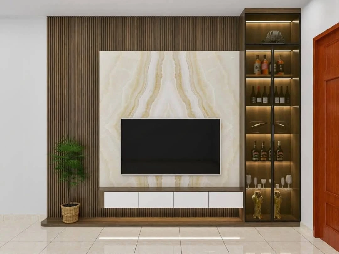 Kệ ti vi + tủ trang trí NB13