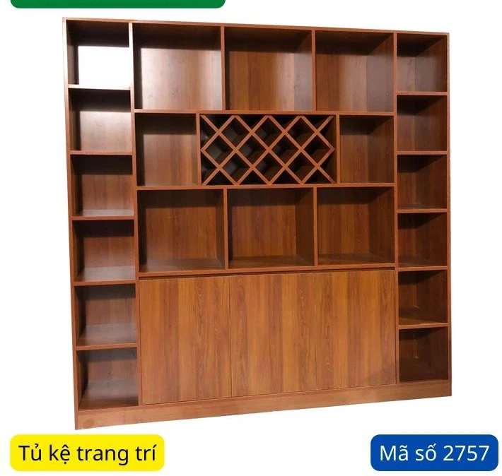 Tủ kệ trang trí phòng khách MS 2757